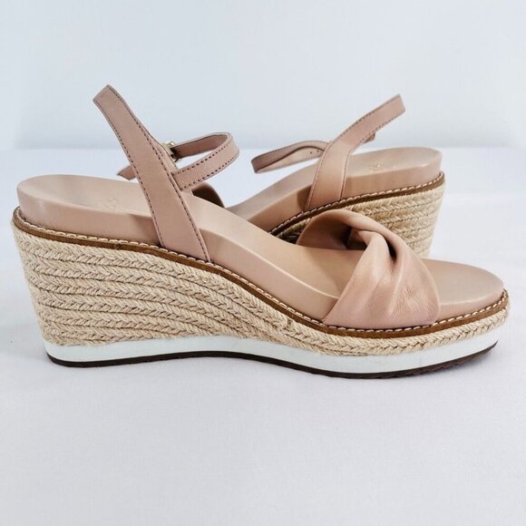 Linea Paolo Women's Verona Platform Wedge Sandal SIze 9.5 in Blush Comfort - Picture 7 of 14